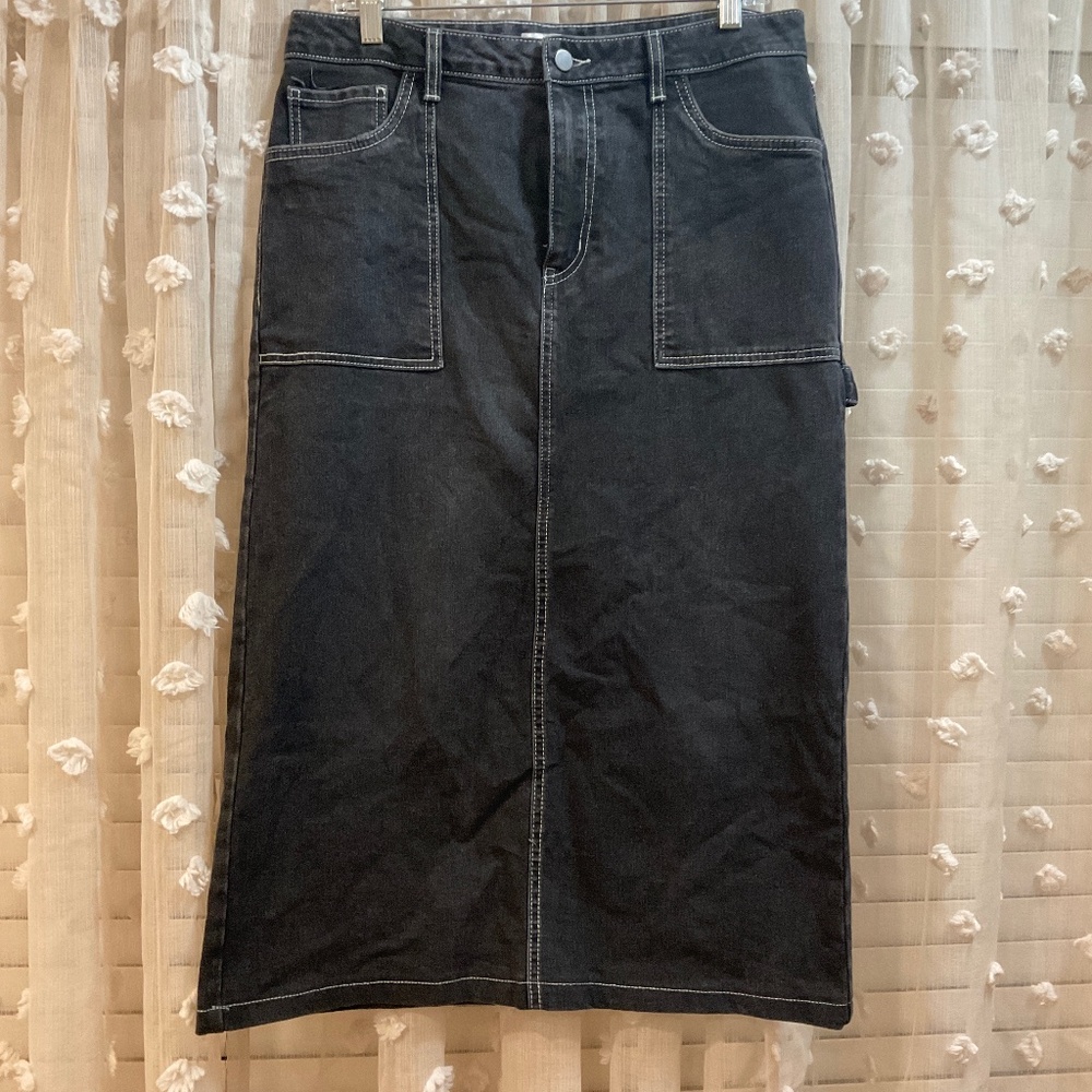 Love, fire 32” Denim Skirt